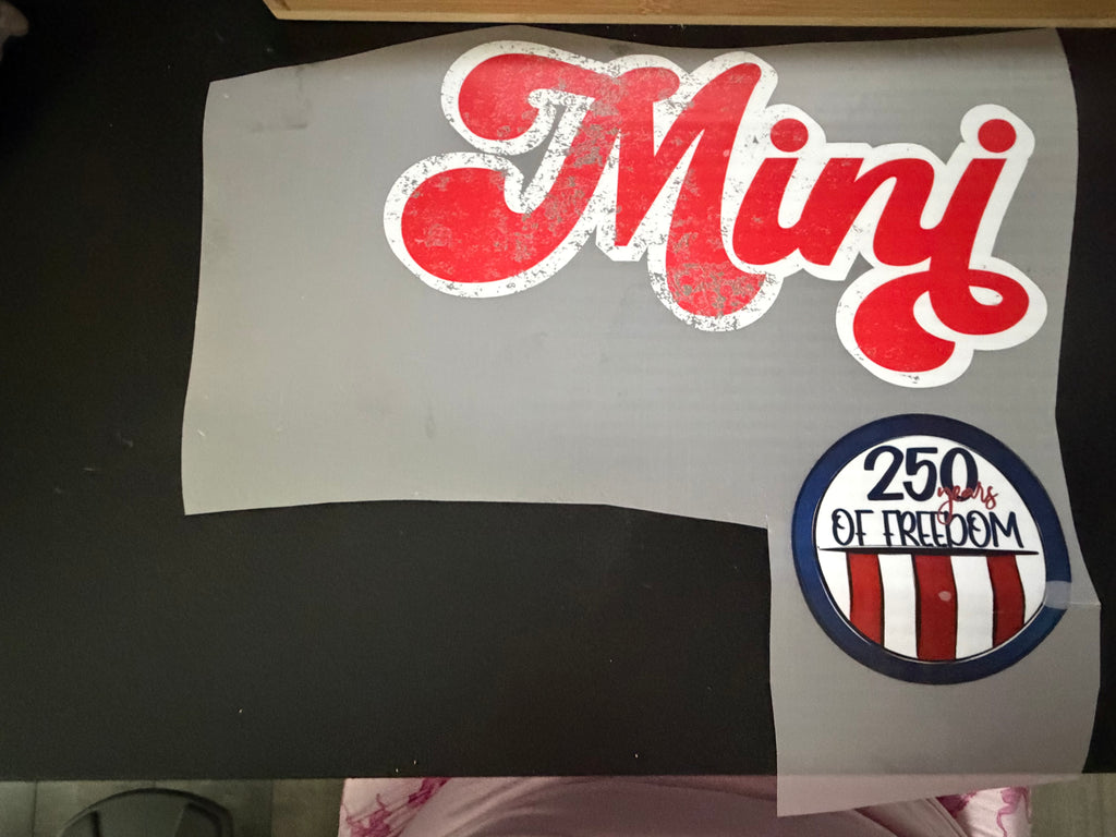 Celebrate Independence Day with our exclisve 4th of July DTF sheet - Choose a design and color Top