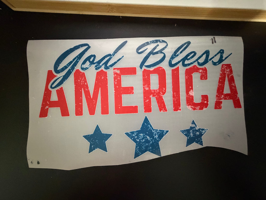 Celebrate Independence Day with our exclisve 4th of July DTF sheet - Choose a design and color Top