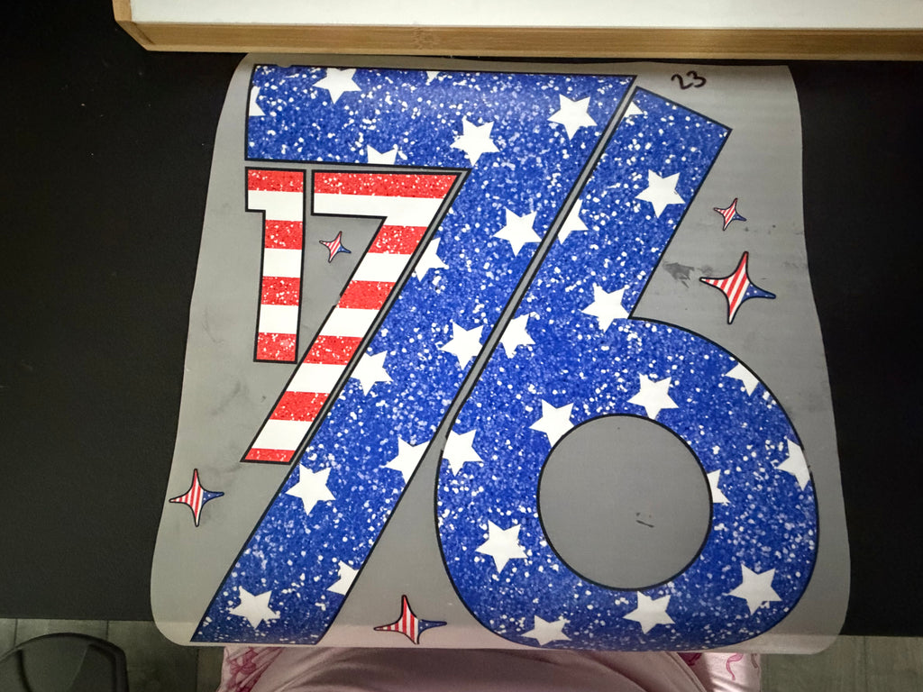 Celebrate Independence Day with our exclisve 4th of July DTF sheet - Choose a design and color Top