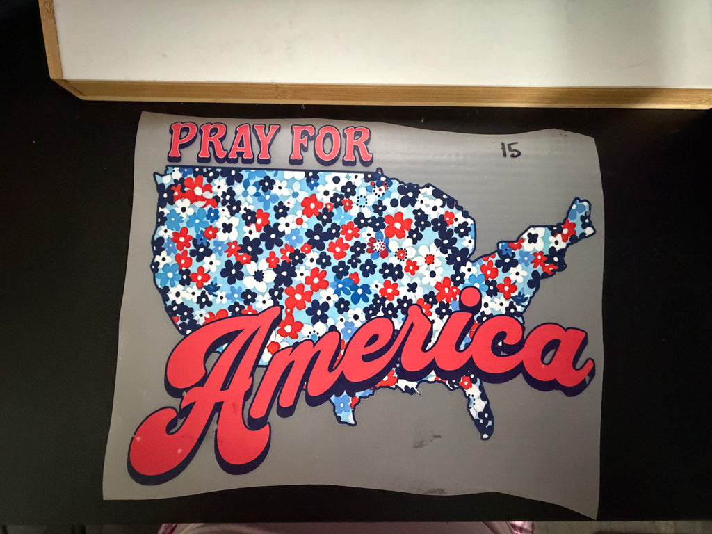 Celebrate Independence Day with our exclisve 4th of July DTF sheet - Choose a design and color Top