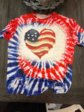 Patriotic Heart T Shirt