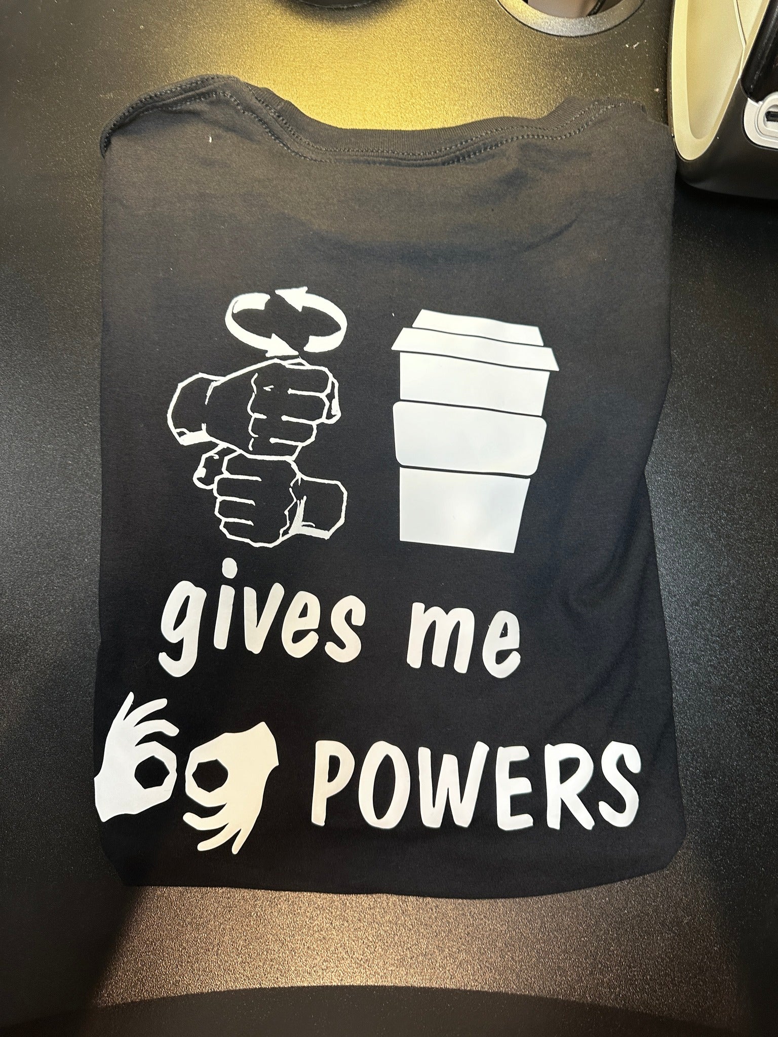 Coffee gives me ASL Terp Powers T Shirt