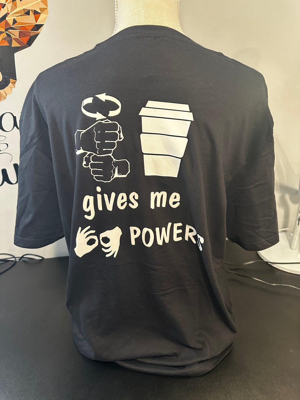 Coffee gives me ASL Terp Powers T Shirt