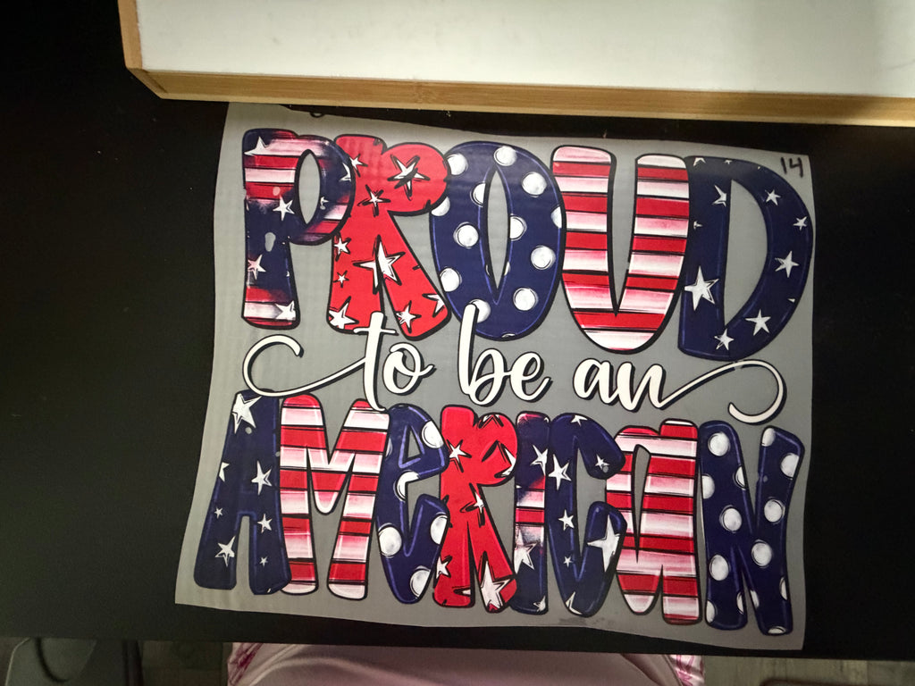 Celebrate Independence Day with our exclisve 4th of July DTF sheet - Choose a design and color Top
