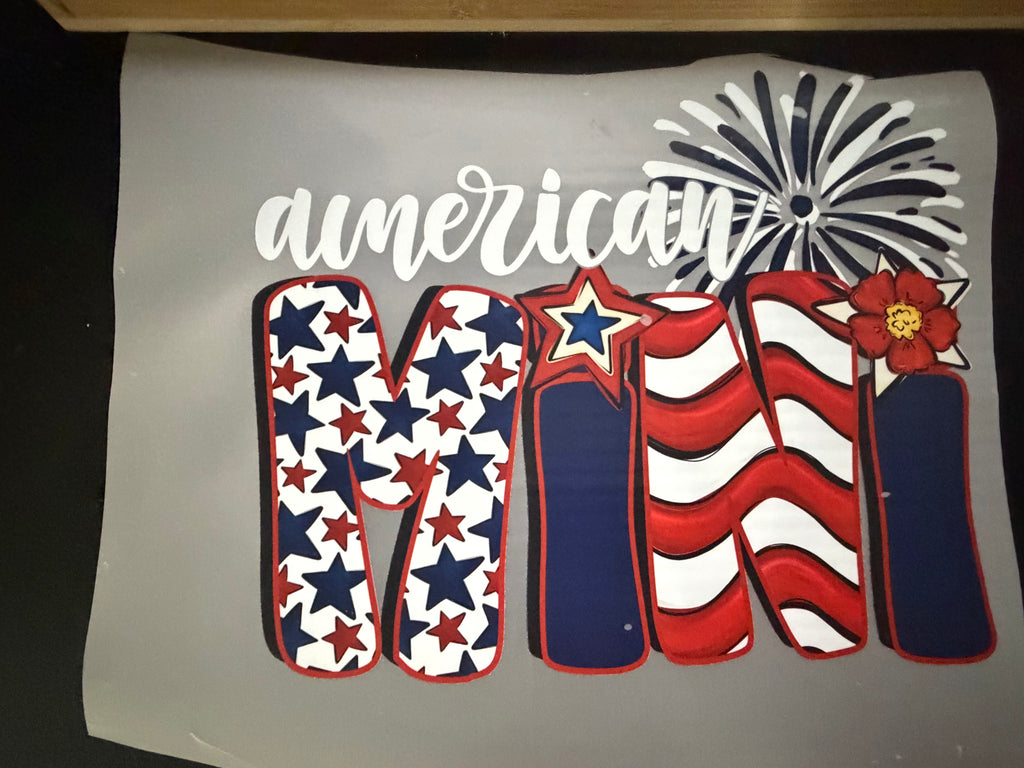 Celebrate Independence Day with our exclisve 4th of July DTF sheet - Choose a design and color Top