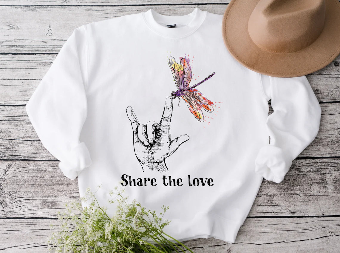 Share the Love with DragonFly T Shirt